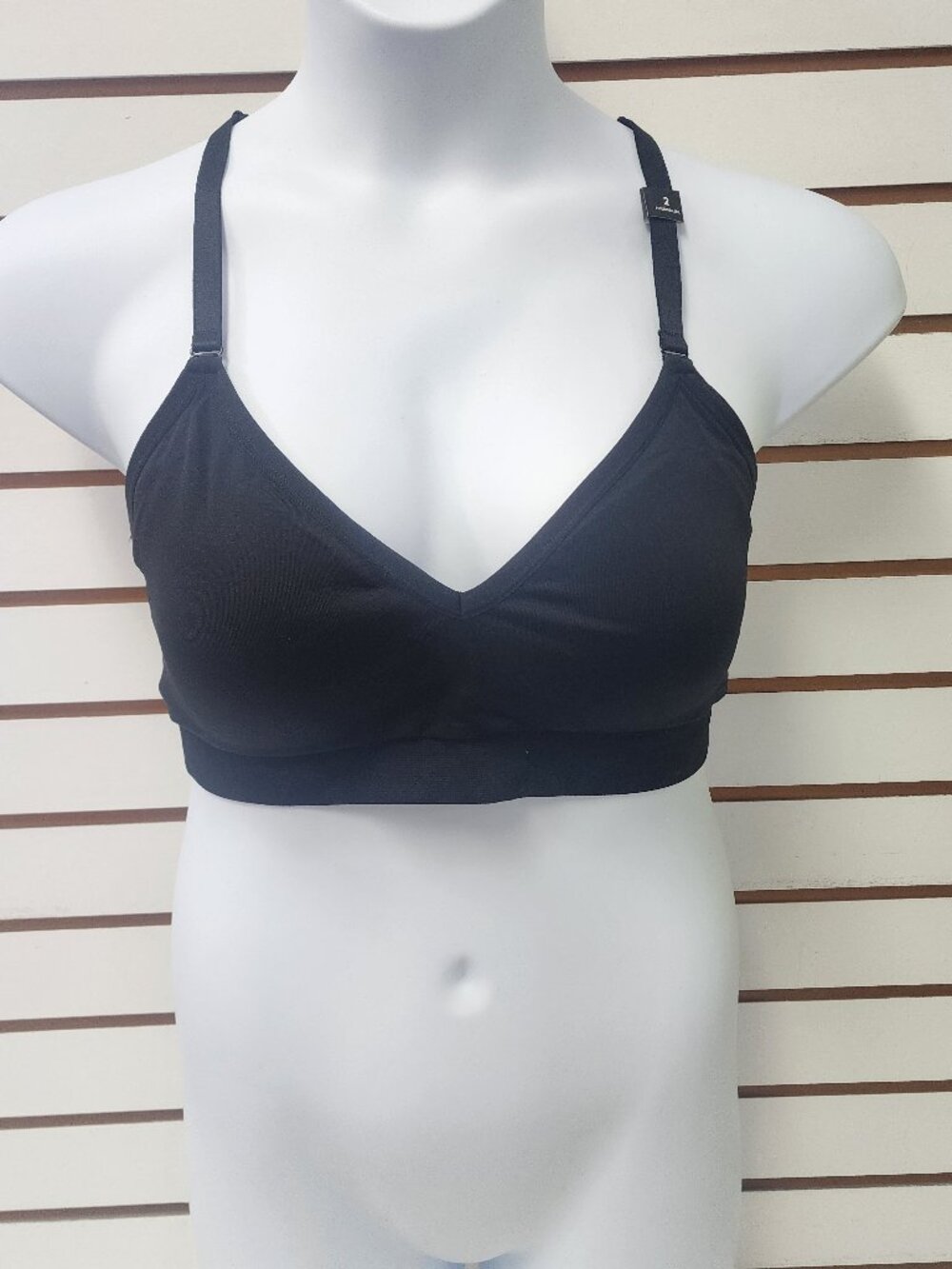 TORRID Bralette Black Lace Trim Racer Back 2X